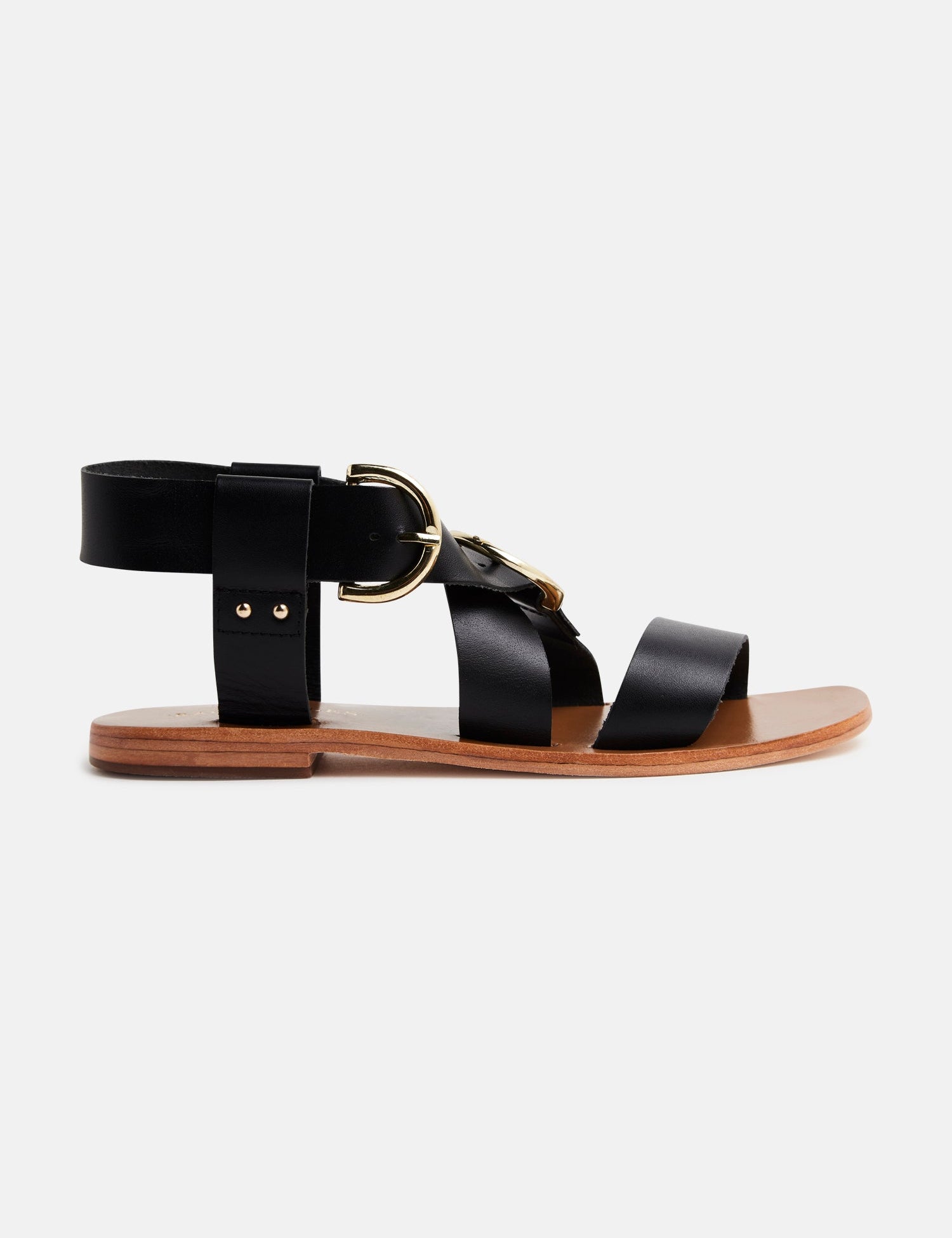 ABHAYD Sandale neutre en cuir