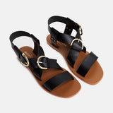 ABHAYD Sandale neutre en cuir
