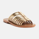 AHLADITA Mule brillante en cuir
