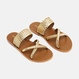 AJADA Mule brillante en cuir
