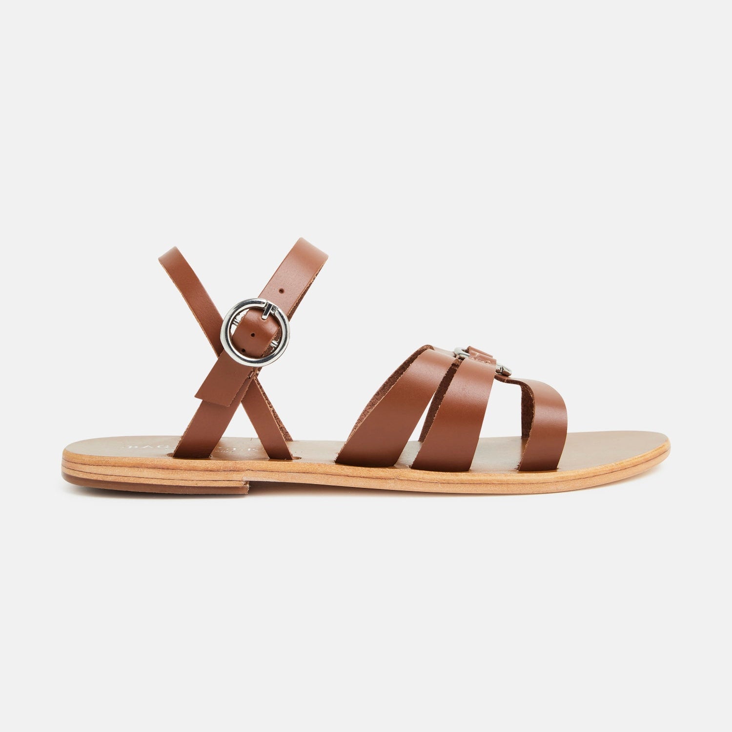 CHANCHALA Sandale neutre en cuir