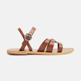 CHANCHALA Sandale neutre en cuir