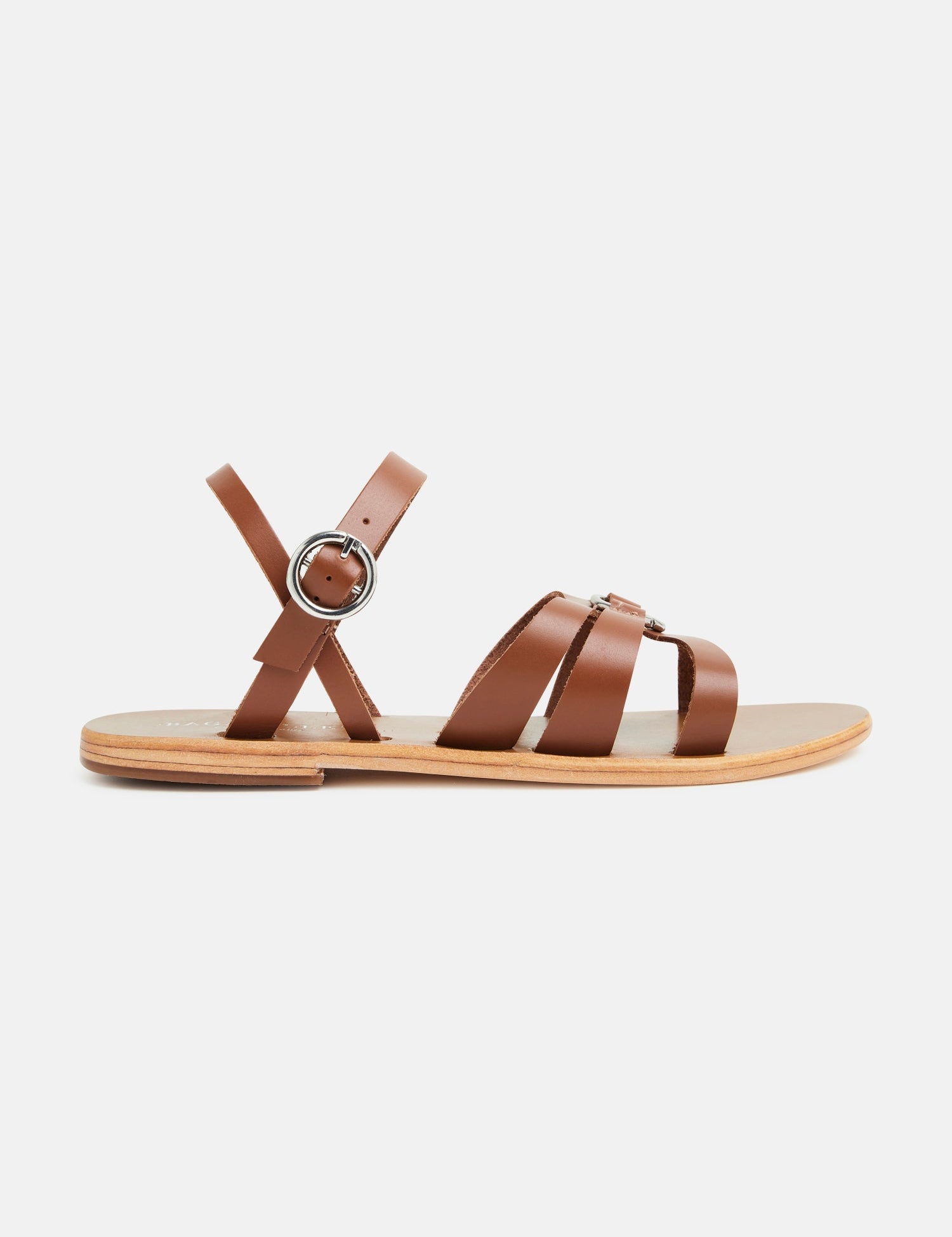 CHANCHALA Sandale neutre en cuir