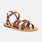 CHANCHALA Sandale neutre en cuir