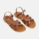 CHANCHALA Sandale neutre en cuir