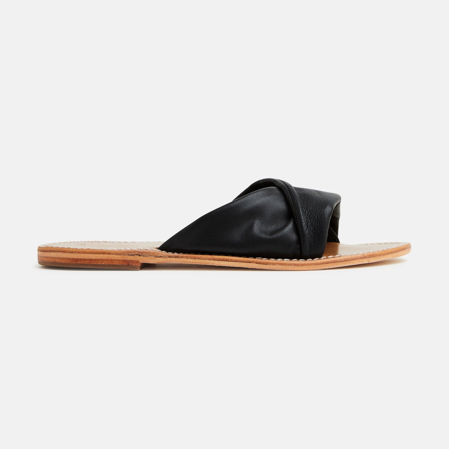 ANNIE Mule neutre en cuir