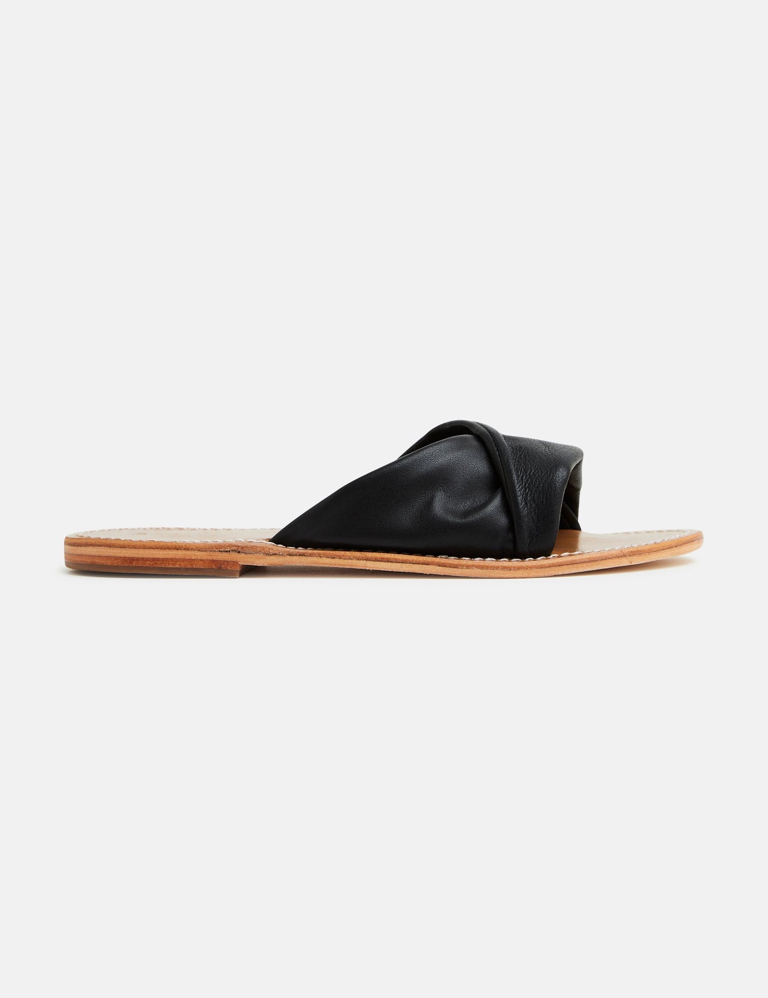 ANNIE Mule neutre en cuir