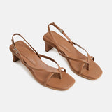 CHUMANI Sandale neutre en cuir