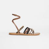 PERNETTYA Sandale neutre en cuir