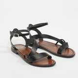 PUSHPA Sandale neutre en cuir